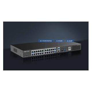 Switch Ruijie Reyee 24 ports PoE+ 370 W cloud – Tunisie