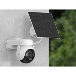 Imou AOV PT 5MP – Kit caméra 4G/Wi-Fi extérieure avec panneau solaire (IPC-B7ED-5M1TEA-EU/FSP14)
