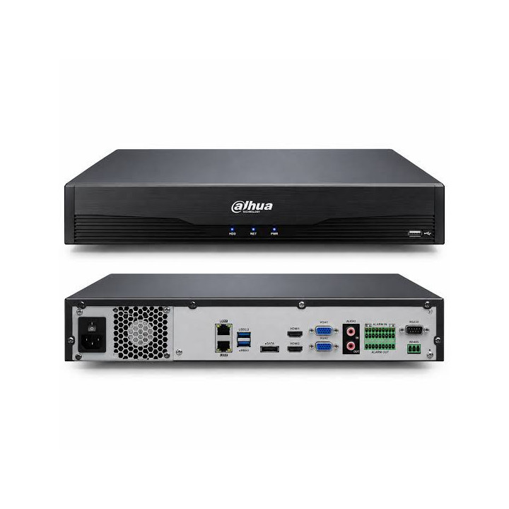 Dahua WizSense – Enregistreur NVR 64 voies 32MP, IA, 4 disques (DHI-NVR5464-EI2)