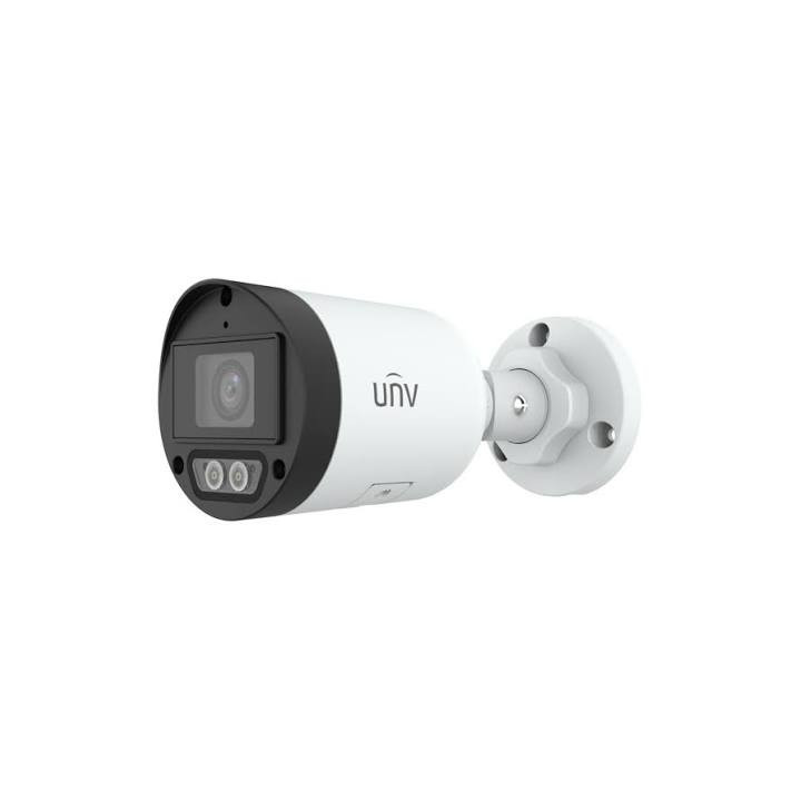 Uniview 2MP – Caméra IP tube 2,8 mm, double éclairage intelligent, PoE (IPC2122LB-AF28K-DL)
