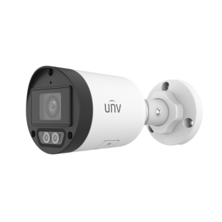 Uniview 4MP – Caméra IP tube 2,8 mm, double éclairage intelligent, PoE (IPC2124LB-AF28K-DL)