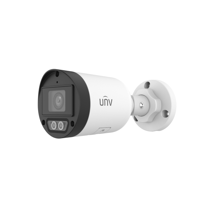 Uniview 4MP – Caméra IP tube 2,8 mm, double éclairage intelligent, PoE (IPC2124LB-AF28K-DL)