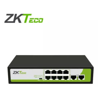 ZKTeco – Switch PoE 10 ports 10/100, dont 8 ports PoE, 120 W (PE082-120C)