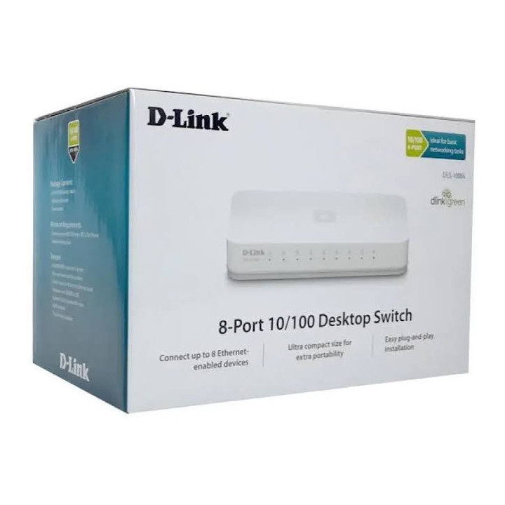 Switch D-Link 8 ports DES-1008C – Tunisie