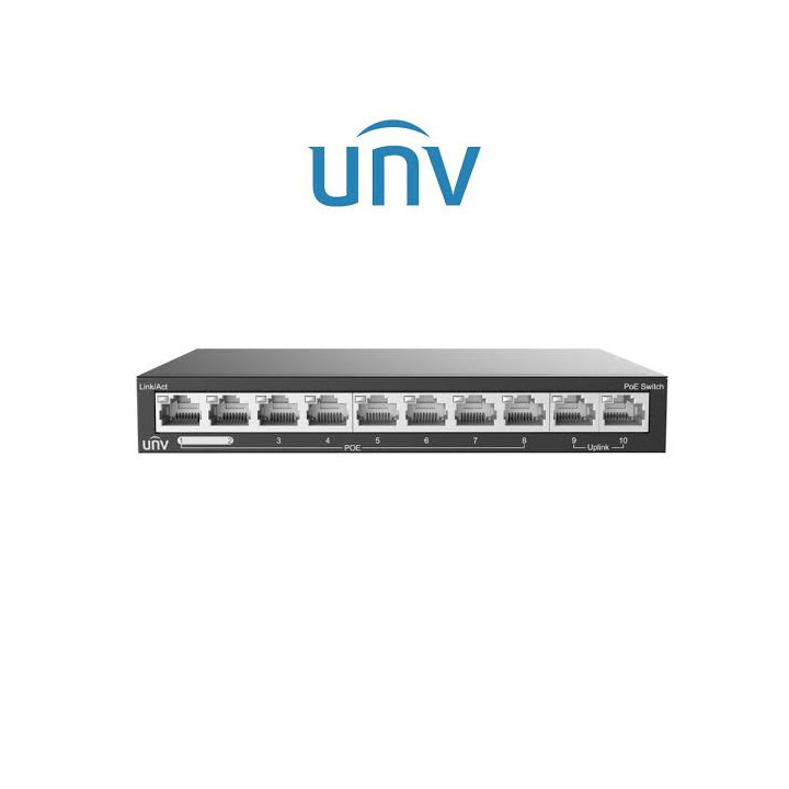 Switch PoE Uniview 8 ports NSW2020-10T – Tunisie