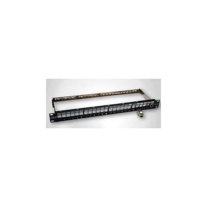 Panneau de brassage 24 ports Cat6 FTP vide (WT-2224A)