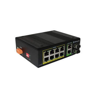 Switch PoE industriel rail DIN SPAUN SPN-1010G-SFP-P-IS