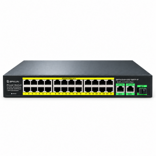 Switch PoE 24 ports + SFP SPAUN SPN-24H-2G-1SFP