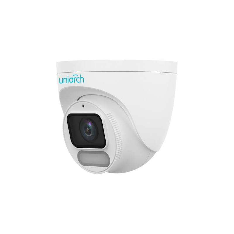 CAMÉRA IP DOME UNIARCH 4MP COLORHUNTER WISE-ISP POE IP67 IPC-T244-ADF28K-WP