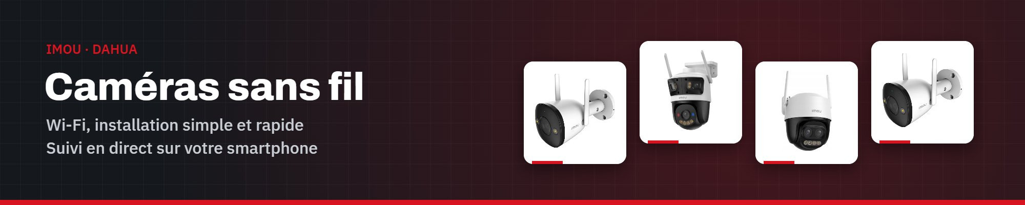 Caméra Wi-Fi sans fil Imou, Dahua – Prix Tunisie